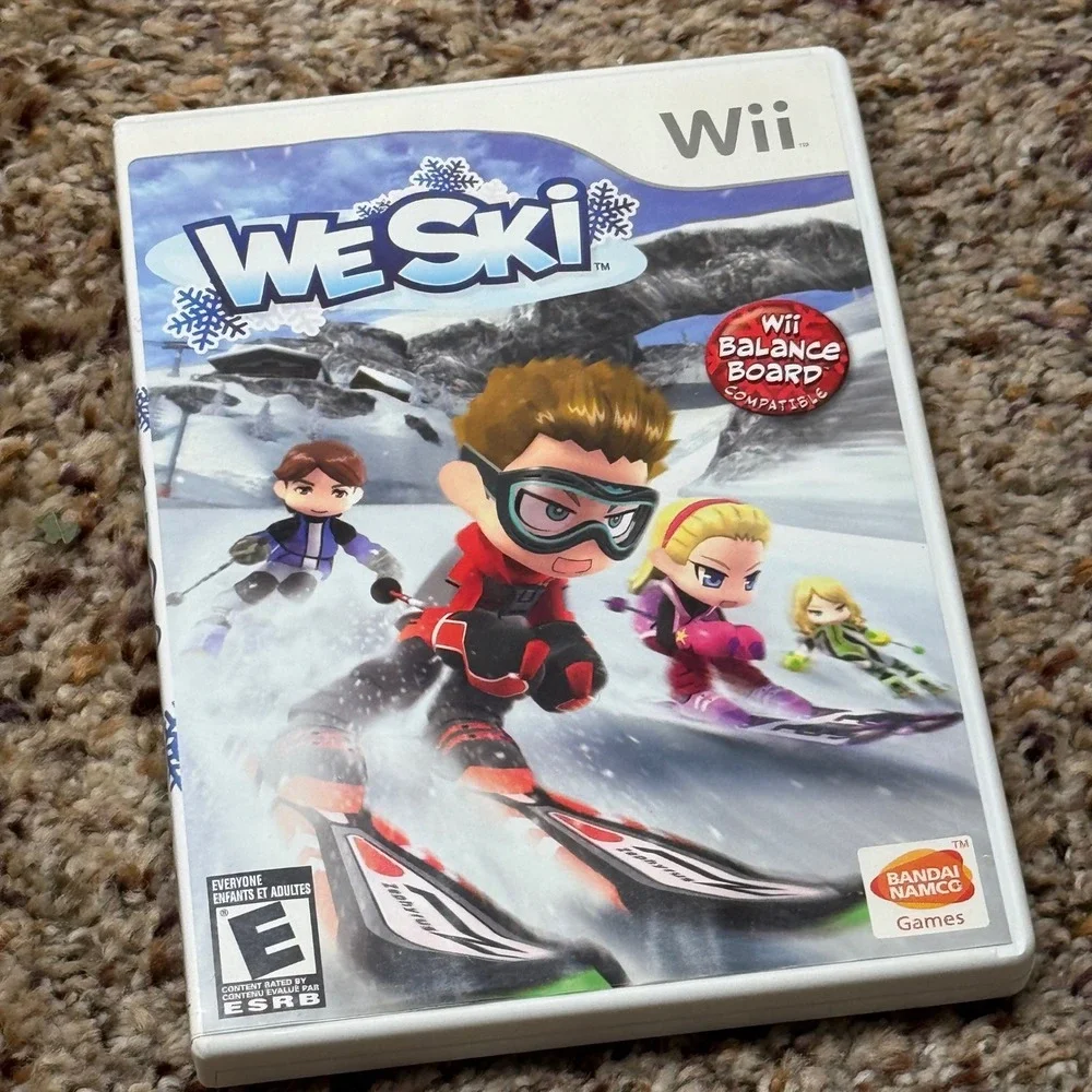 We Ski Nintendo Wii Bandai‎ Namco 2008 Balance Board Compatible CIB RVL-RSOE